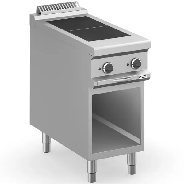 Fornuis | MAGISTRA PLUS 900 | Elektrisch | 2 Kookpunten (300x300) | 5kW (400V) | Open Onderkast | 400x900x850(h)mm