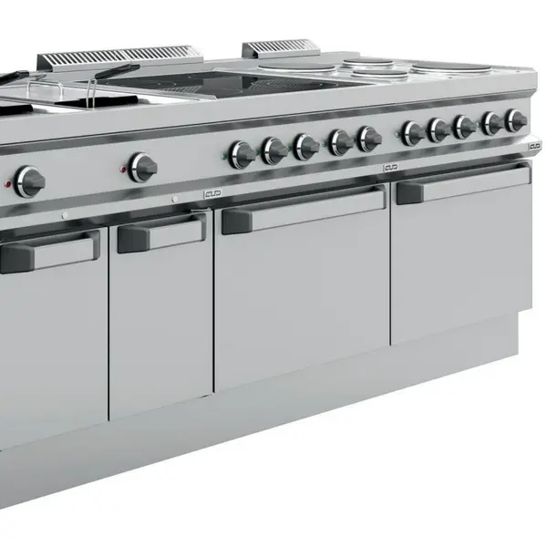 Fornuis | MAGISTRA PLUS 900 | Elektrisch | 4 Kookpunten (300x300) | 13kW (400V) | Open Onderkast | 800x900x850(h)mm