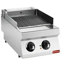 Diamond High Power Stoomgrill | MAXIMA 900+ | Elektrisch | Oppervlak 345x600 (RVS) | 5.8kW (230V-3F) | Vulkraan + Aftapkraan | 400x900x275/349(h)mm 