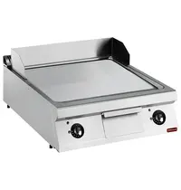 Diamond Bak-/Grillplaat | MAXIMA 900+ | Elektrisch | Glad Oppervlak 730x700 (Verchroomd) | 120°C/280°C | 15kW (230V-3F) | 800x900x275/410(h)mm