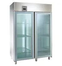 Alpeninox Koelkast | CRIO SMART | 1430L (2/1 GN) | RVS | +2°C/+10°C | Geforceerd | Draaideuren | App | 1441x835x2010/2065(h)mm
