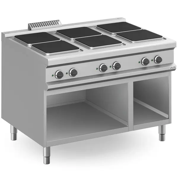 Fornuis | MAGISTRA PLUS 900 | Elektrisch | 6 Kookpunten (300x300) | 20kW (400V) | Open Onderkast | 1200x900x850(h)mm