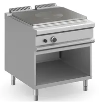 MBM Italy Doorkookplaat | MAGISTRA PLUS 900 | Gas | 12kW | Piëzo Ontsteking | Open Onderkast | 800x900x850(h)mm