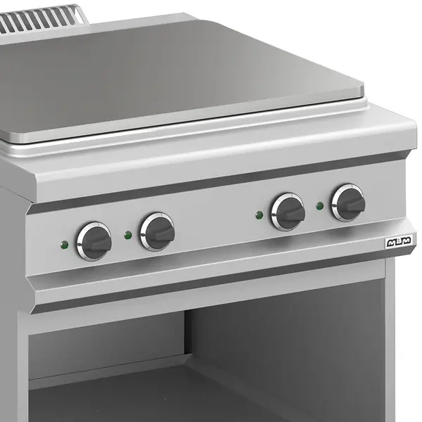 Doorkookplaat | MAGISTRA PLUS 900 | Elektrisch | 4 Zones | 14kW (400V) | Open Onderkast | 800x900x850(h)mm