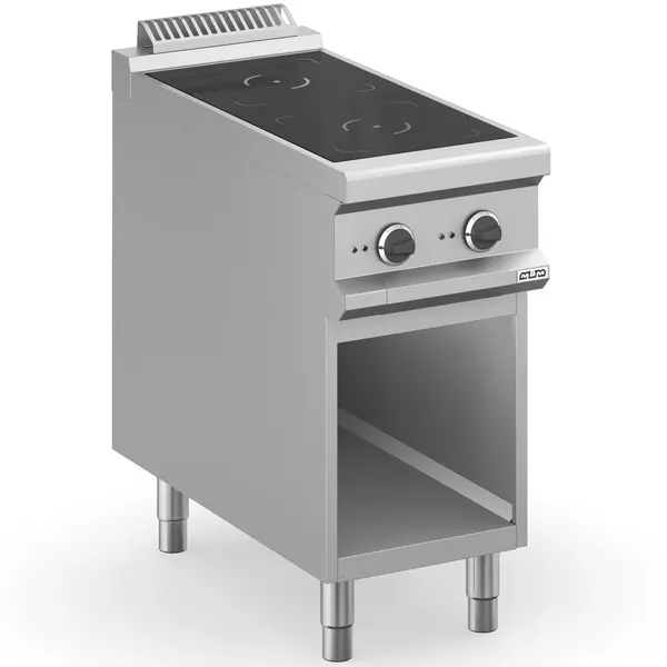 Inductiefornuis | MAGISTRA PLUS 900 | 2 Kookpunten | 10kW (400V) | Open Onderkast | 400x900x850(h)mm