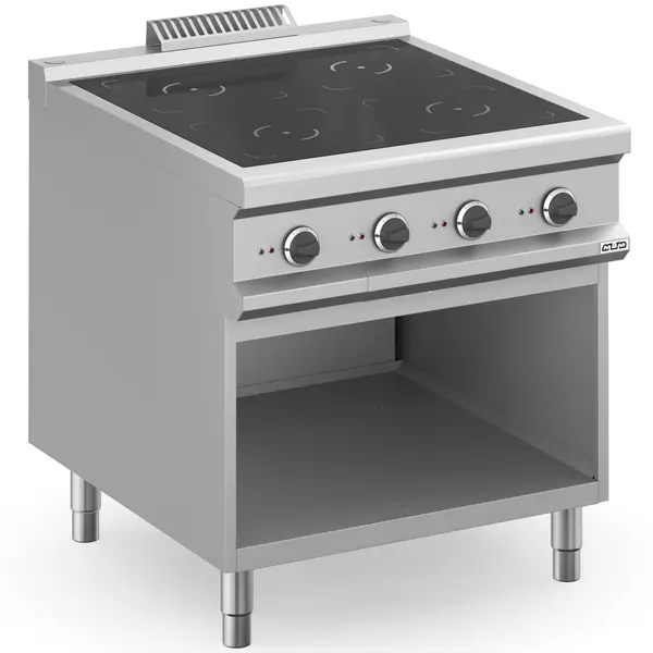 Inductiefornuis | MAGISTRA PLUS 900 | 4 Kookpunten | 20kW (400V) | Open Onderkast | 800x900x850(h)mm