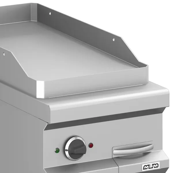 Bak-/Grillplaat | MAGISTRA PLUS 900 | Gas | Glad Oppervlak 380x720 (RVS) | 8kW | Piëzo Ontsteking | Open Onderkast | 400x900x850(h)mm