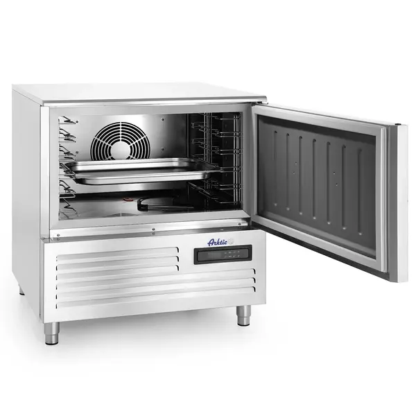Blastchiller | 5 Niveaus (EN/GN) | Max. 20kg (Koelen) / 15kg (Vriezen) | 1.42kW (230V) | 750x740x880(h)mm