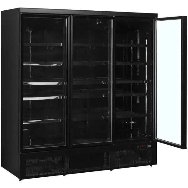 Koelkast | ATOM MAXI | 1664L | Zwart | -1°C/+10°C | Geforceerd | Draaideuren | Wielen | 1880x710x2003(h)mm