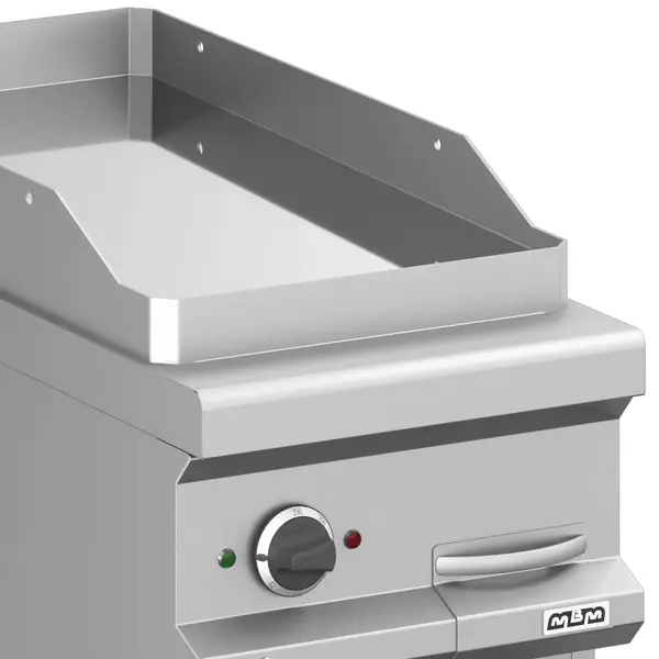 Bak-/Grillplaat | MAGISTRA PLUS 900 | Gas | Glad Oppervlak 380x720 (Verchroomd) | 8kW | Piëzo Ontsteking | Open Onderkast | 400x900x850(h)mm