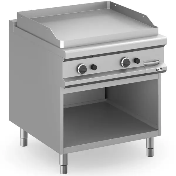 Bak-/Grillplaat | MAGISTRA PLUS 900 | Gas | Glad Oppervlak 780x720 (RVS) | 16kW | Piëzo Ontsteking | Open Onderkast | 800x900x850(h)mm