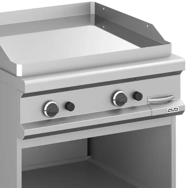 Bak-/Grillplaat | MAGISTRA PLUS 900 | Gas | Glad Oppervlak 780x720 (Verchroomd) | 16kW | Piëzo Ontsteking | Open Onderkast | 800x900x850(h)mm