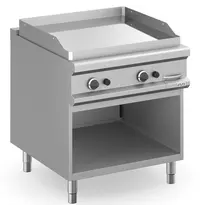 MBM Italy Bak-/Grillplaat | MAGISTRA PLUS 900 | Gas | Glad Oppervlak 780x720 (Verchroomd) | 16kW | Piëzo Ontsteking | Open Onderkast | 800x900x850(h)mm