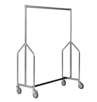 Bolero Garderoberek | Staal | Zware Belasting | Wielen (Geremd) | 1200x500x1670(h)mm