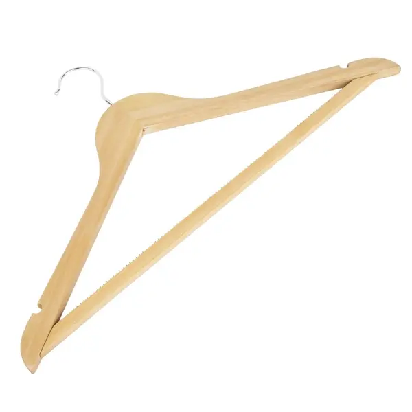 Kledinghangers | Hout | Naturel | 10 Stuks | 231mm
