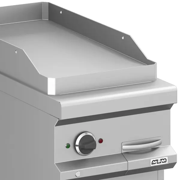 Bak-/Grillplaat | MAGISTRA PLUS 900 | Elektrisch | Glad Oppervlak 380x720 (RVS) | 6kW (400V) | Open Onderkast | 400x900x850(h)mm