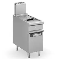 MBM Italy Friteuse | MAGISTRA PLUS 900 | Gas | 18L | 90°C/190°C | 18kW | Aftapkraan | Piëzo Ontsteking | 400x900x850/1180(h)mm