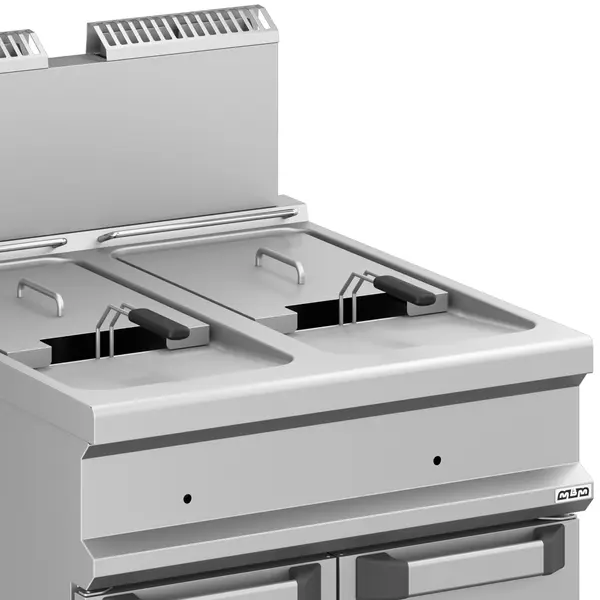 Friteuse | MAGISTRA PLUS 900 | Gas | 18+18L | 90°C/190°C | 36kW | Aftapkranen | Piëzo Ontsteking | 800x900x850/1180(h)mm