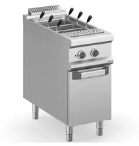 MBM Italy Pastakoker | MAGISTRA PLUS 900 | Elektrisch | 40L | 9kW (400V) | Vulkraan + Aftapkraan | 400x900x850(h)mm