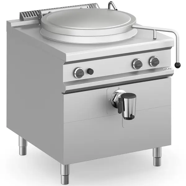 Kookketel | MAGISTRA PLUS 900 | Gas | 100L | Directe Verhitting | 21kW | Piëzo Ontsteking | Vulkraan (Warm/Koud) + Aftapkraan | 800x900x850(h)mm