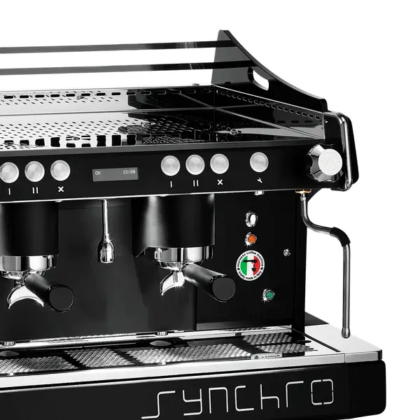Espressomachine | SYNCHRO RS | Zwart | Automatisch | 2 Groepen | Boiler 14L | Digitaal | 400V | 802x593x557(h)mm