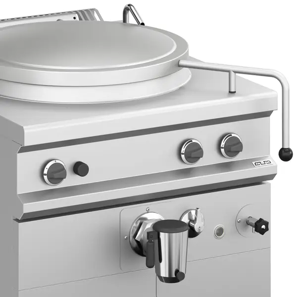 Kookketel | MAGISTRA PLUS 900 | Gas | 100L | Indirecte Verhitting | 21kW | Piëzo Ontsteking | Vulkraan (Warm/Koud) + Aftapkraan | 800x900x850(h)mm