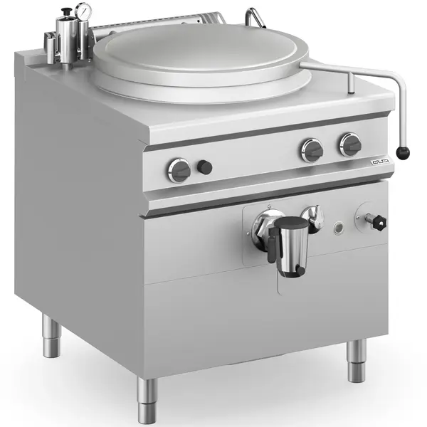 Kookketel | MAGISTRA PLUS 900 | Gas | 100L | Indirecte Verhitting | 21kW | Piëzo Ontsteking | Vulkraan (Warm/Koud) + Aftapkraan | 800x900x850(h)mm