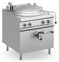 MBM Italy Kookketel | MAGISTRA PLUS 900 | Gas | 150L | Indirecte Verhitting | 21kW | Piëzo Ontsteking | Vulkraan (Warm/Koud) + Aftapkraan | 800x900x850(h)mm