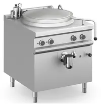 MBM Italy Kookketel | MAGISTRA PLUS 900 | Elektrisch | 150L | Indirecte Verhitting | 14.4kW (400V) | Vulkraan (Warm/Koud) + Aftapkraan | 800x900x850(h)mm