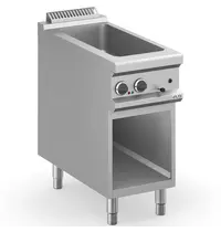 MBM Italy Bain-Marie | MAGISTRA PLUS 900 | Elektrisch | 2.5kW (230V) | Aftapkraan | Open Onderkast | 400x900x850(h)mm