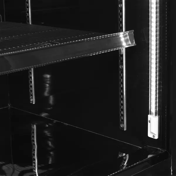 Vrieskast | ATOM MAXI | 560L | Zwart | -18°C/-22°C | Geforceerd | Wielen | 750x760x2003(h)mm