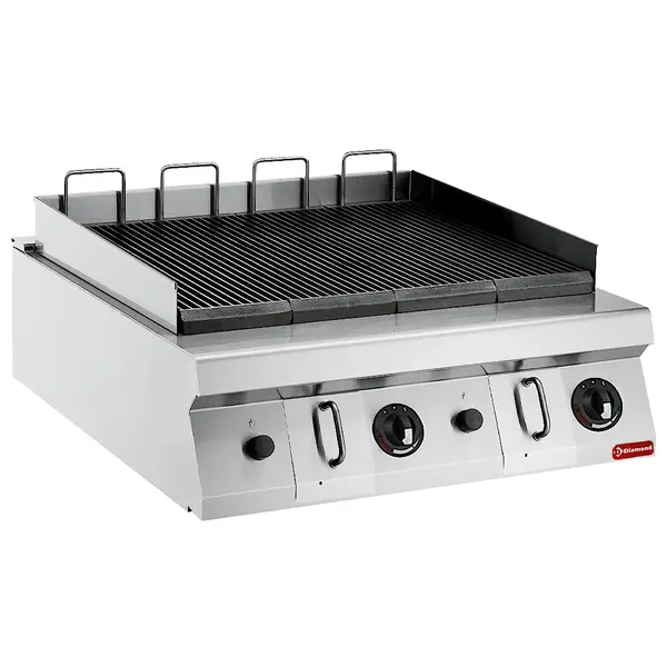 High Power Grill | MAXIMA 900+ | Gas | Oppervlak 742x644 (Gietijzer) | 21kW | Piëzo Ontsteking | 800x900x275/424(h)mm