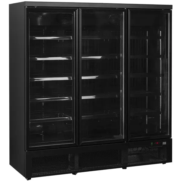 Vrieskast | ATOM MAXI | 1563L | Zwart | -18°C/-22°C | Geforceerd | Draaideuren | Wielen | 1880x760x2003(h)mm