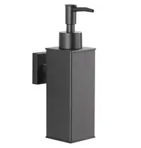 Luxus Zeepdispenser | SYDNEY | Zwart | Wandmontage | 50x90x180(h)mm