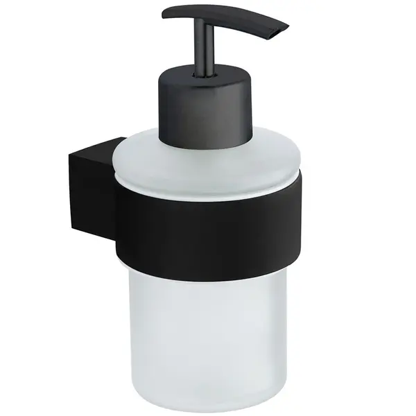 Zeepdispenser | SYDNEY | Zwart | Wandmontage | 70x95x160(h)mm
