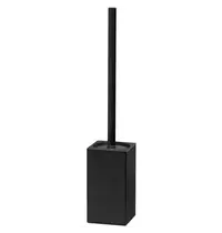 Luxus Toiletborstelhouder | SYDNEY | Zwart | Incl. Borstel | Vrijstaand | 80x80x390(h)mm