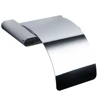 Luxus Toiletrolhouder | SYDNEY | Chroom | Klep | Wandmontage | 160x160x110(h)mm