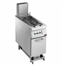 Diamond Friteuse | MAXIMA 900+ | Elektrisch | 23L | 105°C/185°C | 18kW (400V) | Aftapkraan | Digitaal | 400x900x851/1200(h)mm 