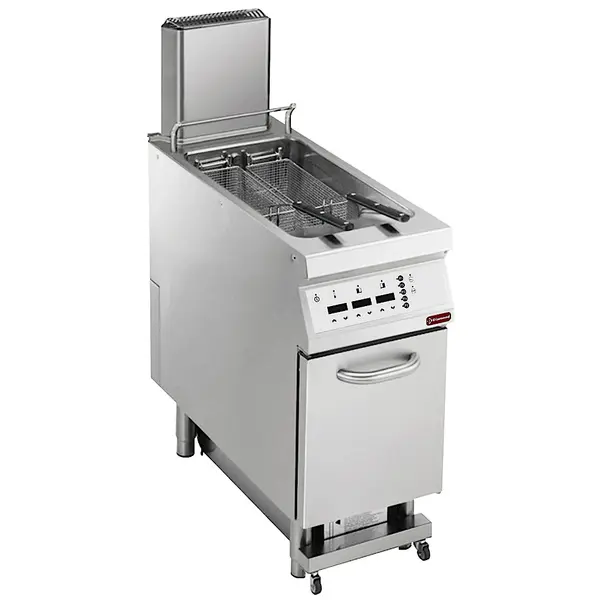Friteuse | MAXIMA 900+ | Gas | 23L | 120°C/190°C | 26kW | Elektrische Ontsteking (230V) | Aftapkraan | Digitaal | 400x900x851/1200(h)mm