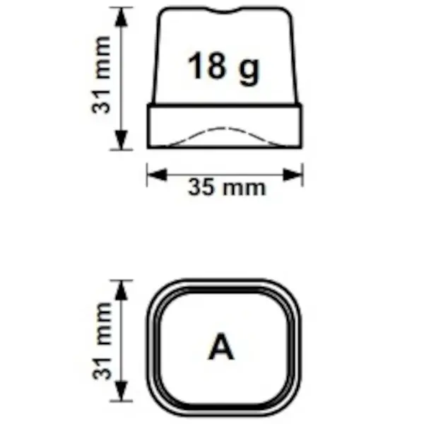 IJsblokjesmachine | CB-SERIE | Volle Blokjes (18g) | 72kg/24h | Bunker 40kg | Luchtgekoeld | Afvoerpomp | 735x603x850/1000(h)mm