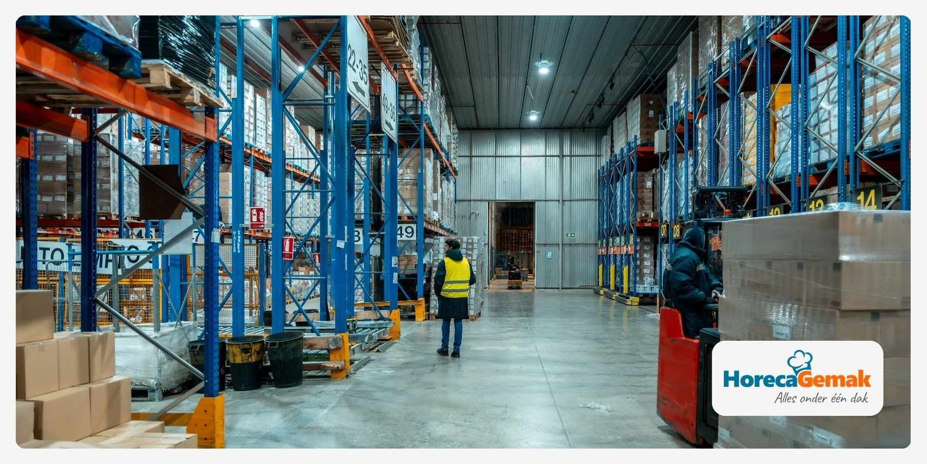 Werken in een koelcel