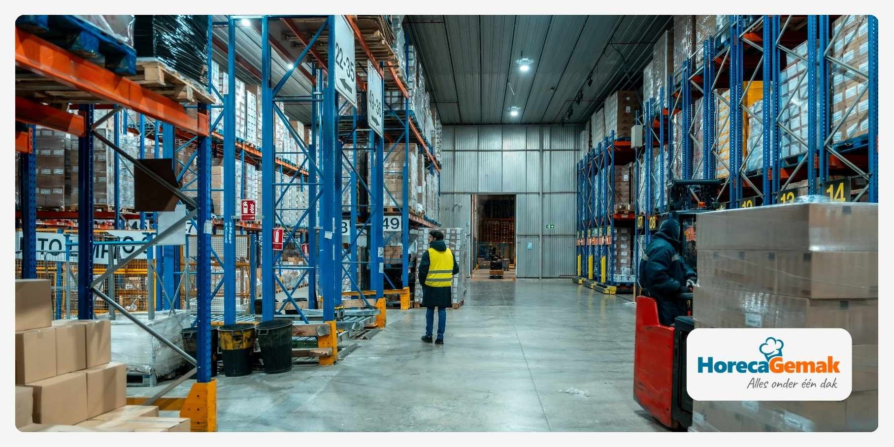 Werken in een koelcel