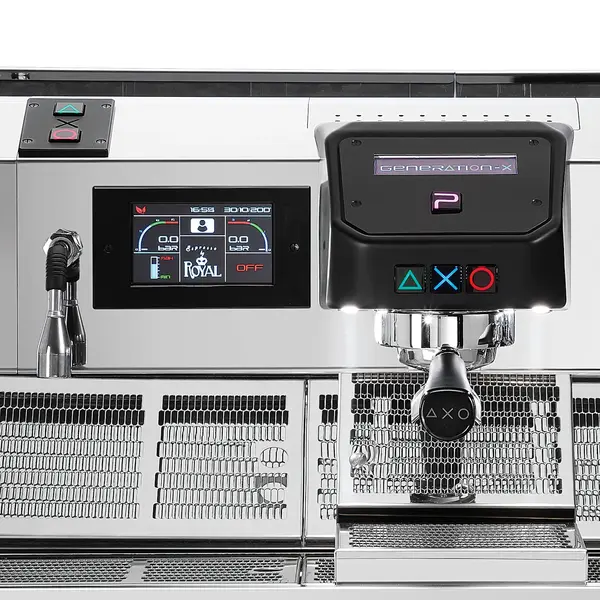 Espressomachine | GENERATION-X | RVS | Automatisch | 2 Groepen | Boilers 11L + 2x 0.8L | Touchscreen | 400V | 880x607x455(h)mm