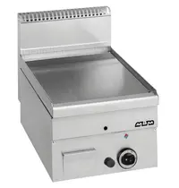 MBM Italy Bak-/Grillplaat | MINIMA 600 | Gas | Glad Oppervlak 400x510 (RVS) | 5.1kW | Piëzo Ontsteking | 400x600x270(h)mm