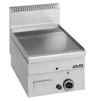 MBM Italy Bak-/Grillplaat | MINIMA 600 | Gas | Glad Oppervlak 400x510 (Verchroomd) | 5.1kW | Piëzo Ontsteking | 400x600x270(h)mm