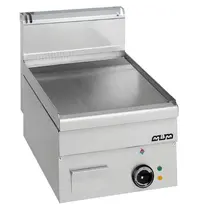 MBM Italy Bak-/Grillplaat | MINIMA 600 | Elektrisch | Glad Oppervlak 400x510 (RVS) | 5kW (400V) | 400x600x270(h)mm
