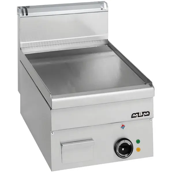 Bak-/Grillplaat | MINIMA 600 | Elektrisch | Glad Oppervlak 400x510 (RVS) | 5kW (400V) | 400x600x270(h)mm