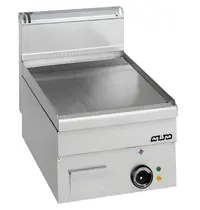 MBM Italy Bak-/Grillplaat | MINIMA 600 | Elektrisch | Glad Oppervlak 400x510 (Verchroomd) | 5kW (400V) | 400x600x270(h)mm