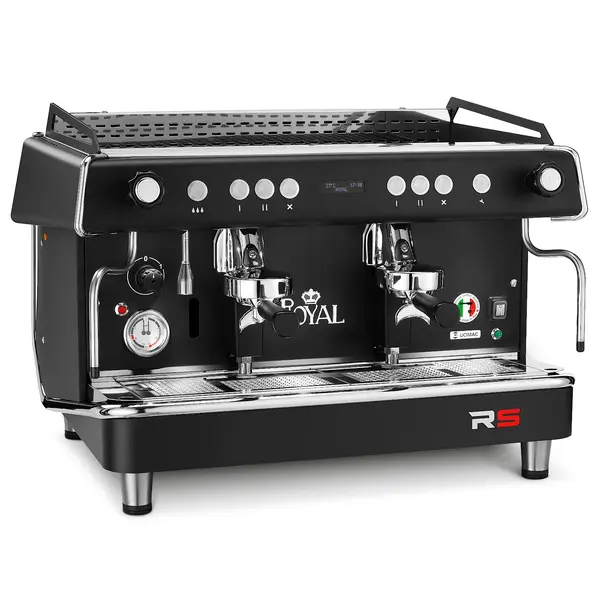 Espressomachine | VITTORIO RS | Zwart | Automatisch | 2 Groepen | Multi-Boiler 11L + 2x 0.8L | Digitaal | 400V | 783x607x521(h)mm