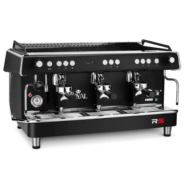 Espressomachine | VITTORIO RS | Zwart | Automatisch | 3 Groepen | Multi-Boiler 14L + 3x 0.8L | Digitaal | 400V | 952x607x521(h)mm